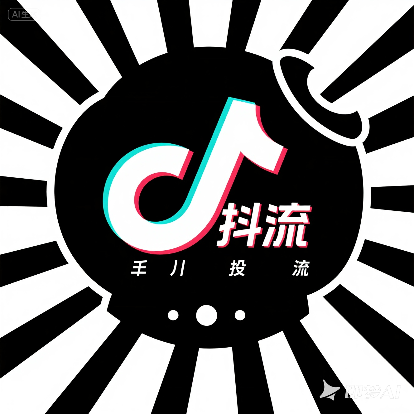 jimeng-2025-08-15-8656-电商风格，背景突出抖音的特点，就写，千川投流.png
